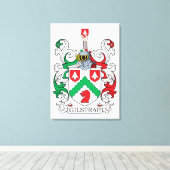 Gilstrap Family Crest Canvas Afdruk (Insitu (Houten vloer))
