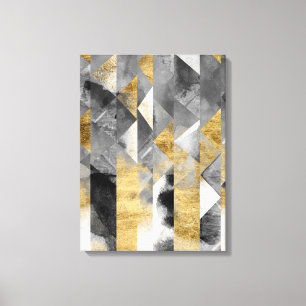 Gilt Reflections I Canvas Afdruk