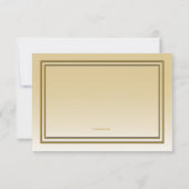 Gilt Sympathy Carte de remerciements (Dos)