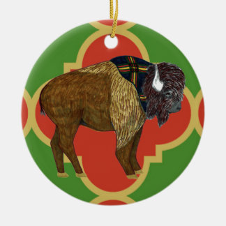 Gilwell Buffalo Quatrefoil Ornament