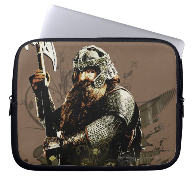 GIMLI™ met AX Vector Collage Laptop Sleeve (Voorkant)