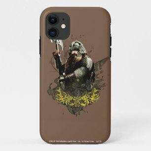 GIMLI™ Met Bijl Vector Collage iPhone 11 Hoesje