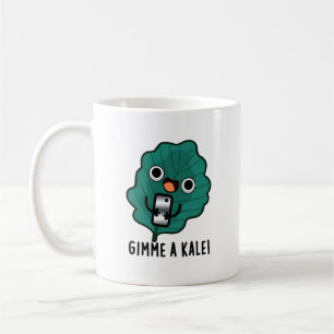 Gimme A Kale Funny Veggie Pun Koffiemok
