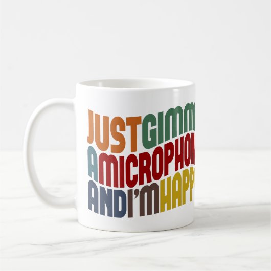 Gimme A-microfoon Koffiemok (Links)