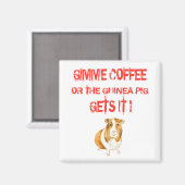Gimme Coffee! Magneet (Voorkant / Achterkant)