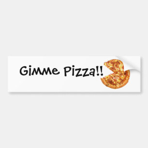 Gimme Pizza Bumpersticker
