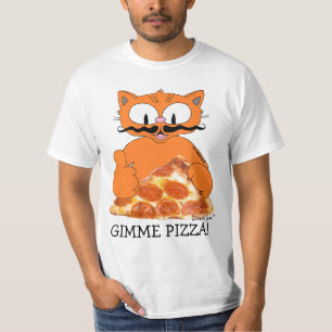 GIMME PIZZA! Señor Gato met Pepperoni Pizza Slice T-shirt