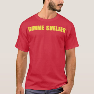 Gimme Shelter mosterd T-shirt