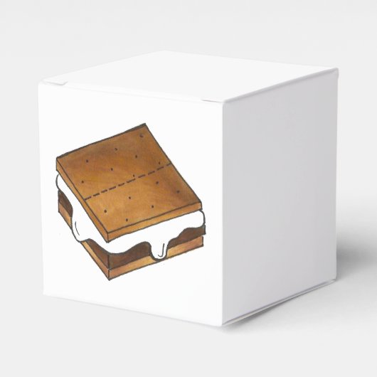 Gimme S'more! Homemade Campfire Camp Smores Bedankdoosjes (Voorkant Zijde)