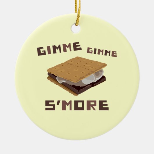Gimme S'more Keramisch Ornament (Voorkant)