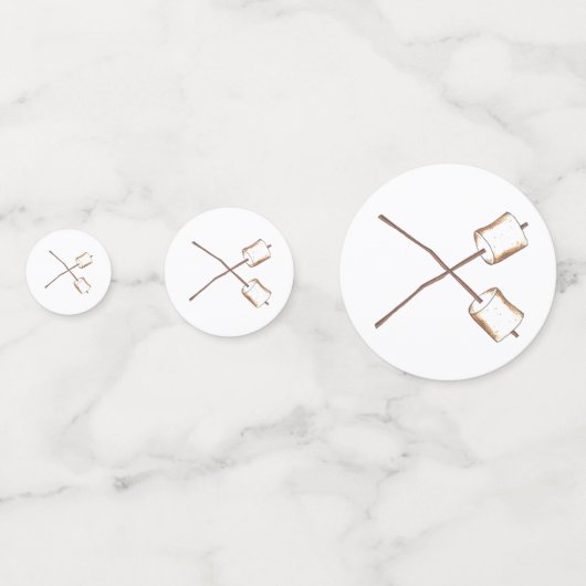 Gimme S'more Marshmallow Campfire S'mores Camp Confetti (Achterkanten)