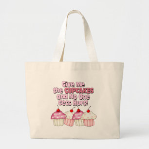 Gimme the Cupcakes Grote Tote Bag