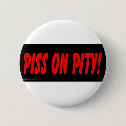 gimp-humor ronde button 5,7 cm (Voorkant)