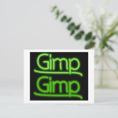 Gimp-teken Briefkaart (Staand voorkant)