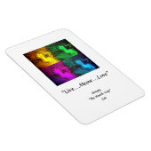 Gimpy "Live...Meow...Love" Premium Flexi Magnet Magneet (Rechterzijde)