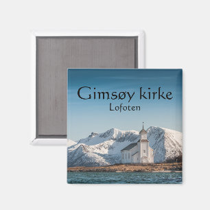 Gimsoy Church Lofoten Magneet