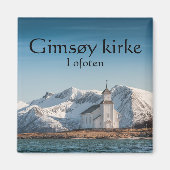 Gimsoy Church Lofoten Magneet (Voorkant)