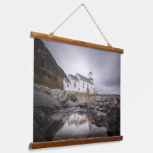 Gimsoy Church Lofoten Noorwegen