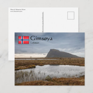 Gimsoya Lofoten Briefkaart