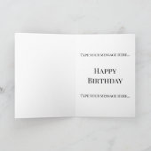 Gin and Bear It Birthday – Personalised Funny Kaart (Binnen)
