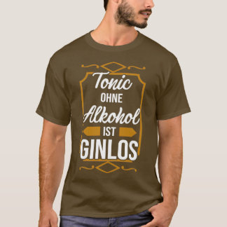 Gin booze cocktail t-shirt