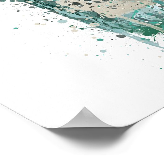 Gin Bottle Wall Art Print 'Harbour' (Hoek)