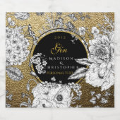 Gin Dotted bottle Likeurfles Etiket (Enkel label)