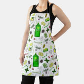 Gin Drinker Mixologist Cocktail Party Schort (Insitu)