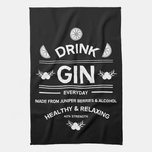 Gin Drinkers | Love Gin | Startdecor | Bars Servin Theedoek (Verticaal)