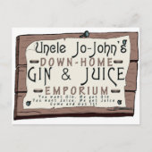 GIN EN JUICE BRIEFKAART (Voorkant)