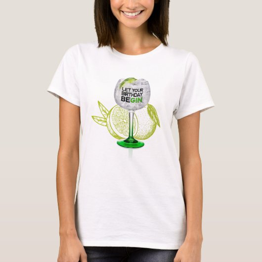Gin Fizz T-shirt (Voorkant)