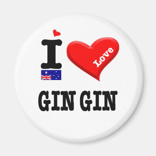 GIN GIN - I Love Magneet
