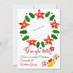 Gin-gle Bells Geschenk Kaart Houder