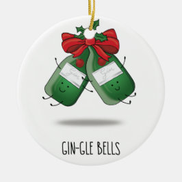 Gin-gle Bells Keramisch Ornament