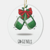 Gin-gle Bells Keramisch Ornament (Links)