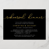 Gin Lane | Dîner de répétition Invitation à l'huil (Recto)