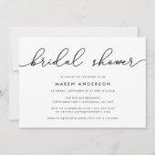 Gin Lane | Invitation de douche nuptiale (Devant)