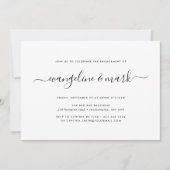 Gin Lane | Invitation de la partie d'engagement (Devant)