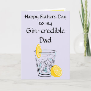 Gin Pun Vaderdagkaart Kaart