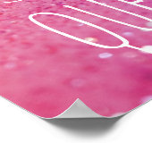 Gin Queen Pink Bokeh Poster (Hoek)