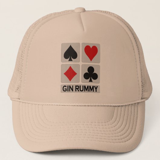 Gin Rummy pet - kies kleur (Voorkant)