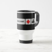 Gin Rummy tasse - choisir style et couleur (Devant droit)