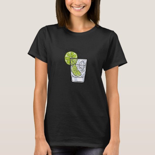 Gin Tonic Long Drink Gin Drinker Cocktail Gin en T-shirt (Voorkant)