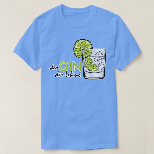 Gin Tonic Longdrink Drinker Feest JGA Cadeau 4 T-shirt (Design voorkant)