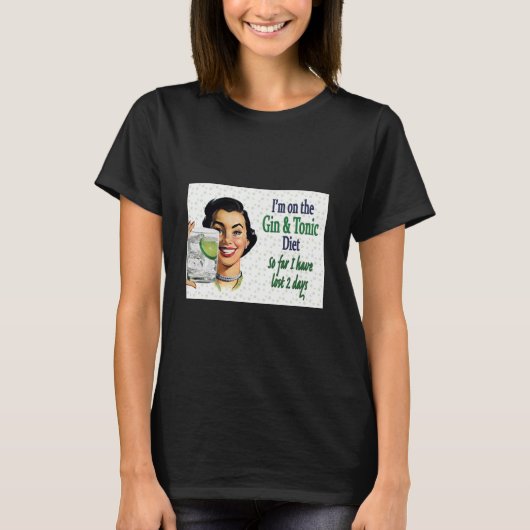 Gin & Tonic T-shirt voor dames (Voorkant)