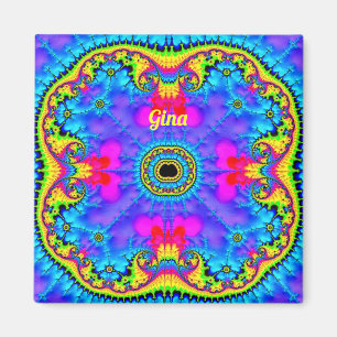 GINA ~ Aimant de conception fractale 3D Fluoro