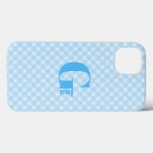 Gina gingham Hoesje-Mate iPhone case (Achterkant (horizontaal))