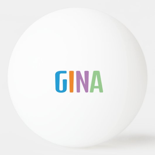 Gina Pingpongballen (Voorkant)