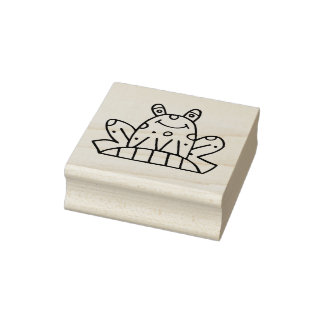Gina's Frog Rubberstempel