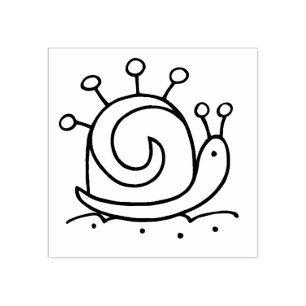 Gina's Snail Rubberstempel